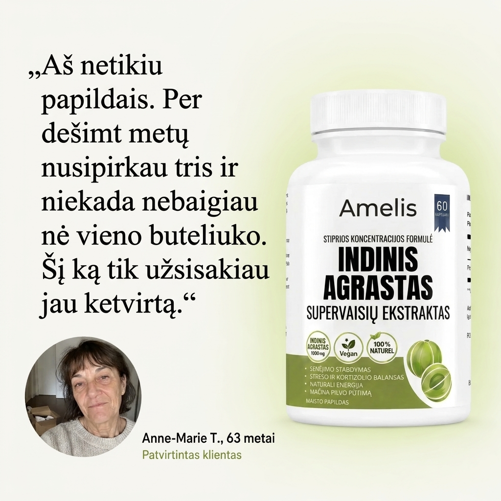 Indinio agrasto supervaisiaus kapsulės